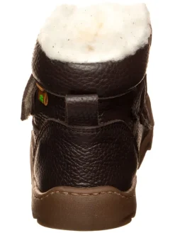 El Naturalista Barfuß Leder-Winterboots in Braun><noscript><img width=