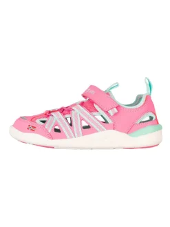 Trollkids Barfuß-Halbsandalen "Saltfjord" in Rosa/ Hellblau>Kinder Sandalen·Halbsandalen