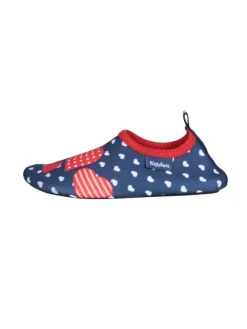 Playshoes Barfuß-Schuh Herzchen in Marine>Kinder Badeschuhe|Badeschuhe