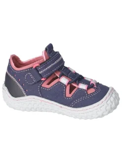 PEPINO Barfußschuhe "Jerry" in Dunkelblau/ Pink>Kinder Sandalen·Halbsandalen