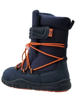 lamino Barfuß-Winterstiefel in Dunkelblau Hot
