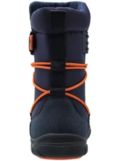lamino Barfuß-Winterstiefel in Dunkelblau Hot