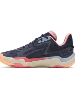 Under Armour Basketballschuhe in Dunkelblau/ Bunt Sale