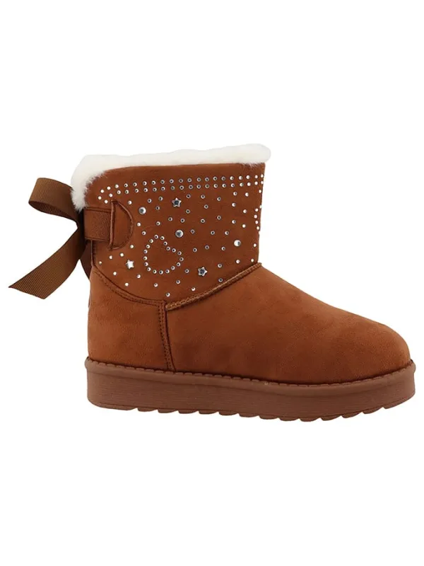Tom Tailor Boots in Hellbraun New