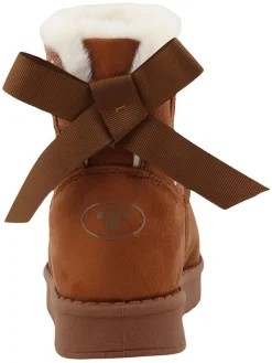 Tom Tailor Boots in Hellbraun New