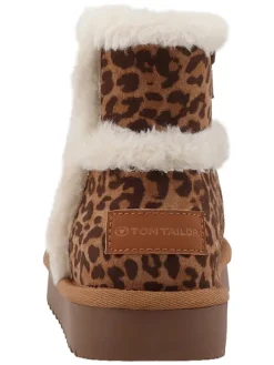 Tom Tailor Boots in Hellbraun/ Schwarz><noscript><img width=