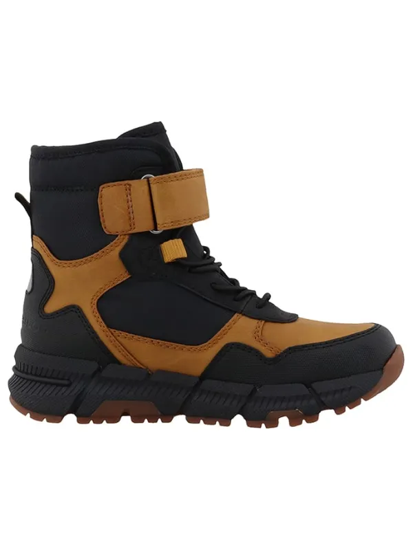 Tom Tailor Boots in Hellbraun/ Schwarz Hot