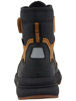 Tom Tailor Boots in Hellbraun/ Schwarz Hot