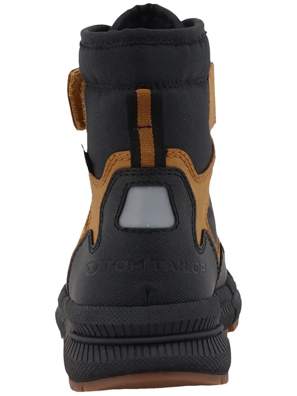 Tom Tailor Boots in Hellbraun/ Schwarz Hot