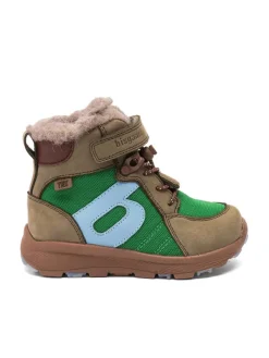 bisgaard Boots ''Marton'' in Hellbraun/ Grün>Kinder Stiefel & Boots·Boots|Stiefel & Boots