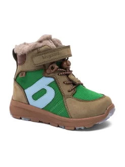 bisgaard Boots ''Marton'' in Hellbraun/ Grün>Kinder Stiefel & Boots·Boots|Stiefel & Boots