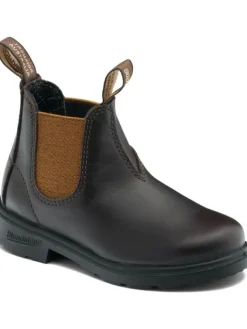Blundstone Chelsea Boot "2591 Brown Leather with Toffee Elastic (Kids)" in Braun Online