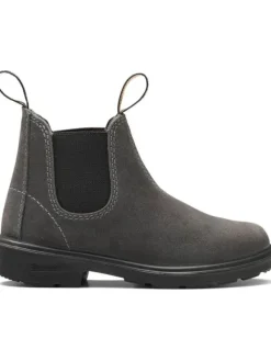 Blundstone Chelsea Boot "2594 Steel Grey Waxed Suede (Kids)" in Grau>Kinder Stiefeletten·Chelsea Boots