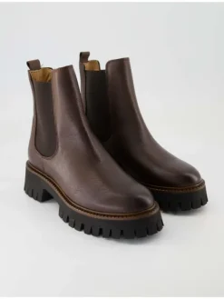 Zahira Chelsea Boots in Braun New