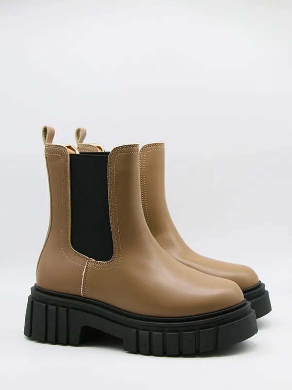 Bellucci Chelsea-Boots in Hellbraun>Damen Stiefeletten