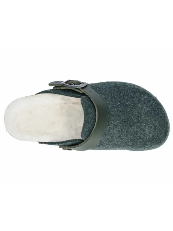Lico Clog "Clog Kids Warm" in Grün Discount