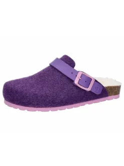 Lico Clog "Clog Kids Warm" in Lila Hot