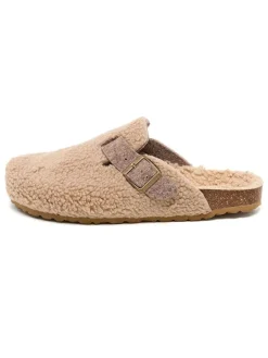 billowy Clogs in Beige Outlet