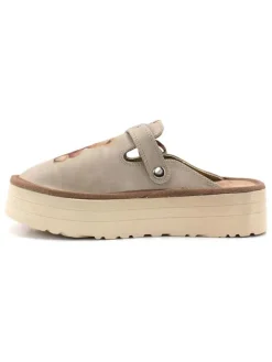 Calceo Clogs in Beige Clearance