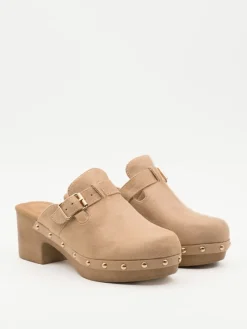 Belucci Clogs in Beige>Damen Clogs & Pantoletten