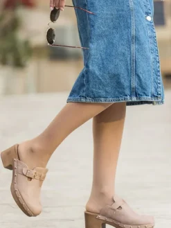Belucci Clogs in Beige>Damen Clogs & Pantoletten