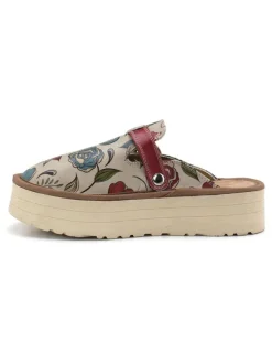 Calceo Clogs in Bunt/ Creme>Kinder Clogs & Pantoletten·Clogs