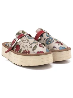 Calceo Clogs in Bunt/ Creme><noscript><img width=