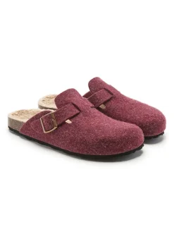 BABUNKERS Family Clogs in Dunkelrot>Herren Hausschuhe