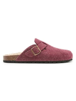 BABUNKERS Family Clogs in Dunkelrot>Herren Hausschuhe