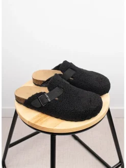billowy Clogs in Schwarz New