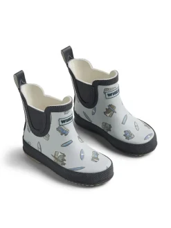 Wheat Gummistiefel "Beta" in Dunkelblau/ Hellblau Clearance