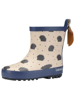 lamino Gummistiefel in Beige/ Dunkelblau Clearance