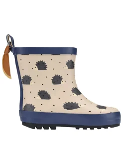 lamino Gummistiefel in Beige/ Dunkelblau Clearance