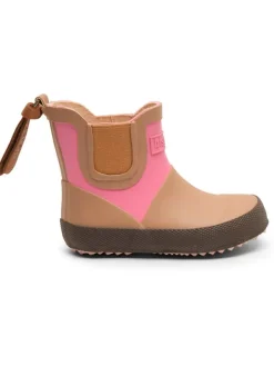 bisgaard Gummistiefel in Hellbraun/ Pink Sale
