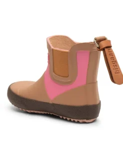 bisgaard Gummistiefel in Hellbraun/ Pink Sale