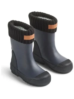 Wheat Gummistiefel "Wader" in Dunkelblau Discount