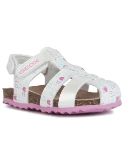 Geox Halbsandalen "Chalki" in Silber/ Bunt Clearance