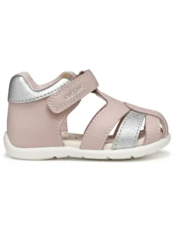 Geox Halbsandalen "Elthan" in Rosa/ Silber>Kinder Sandalen|Sandalen·Halbsandalen