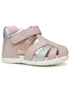 Geox Halbsandalen "Elthan" in Rosa/ Silber>Kinder Sandalen|Sandalen·Halbsandalen
