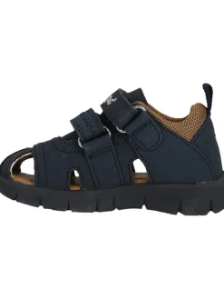 Zigzag Halbsandalen in Dunkelblau/ Hellbraun><noscript><img width=