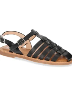 C'M Halbsandalen in Schwarz>Damen Sandalen