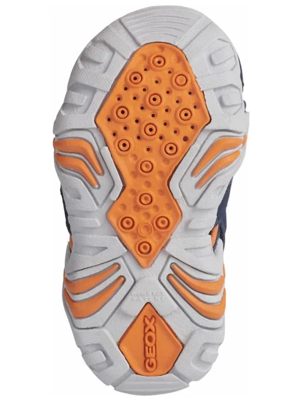 Geox Halbsandalen "Kraze" in Dunkelblau/ Orange> Sandalen