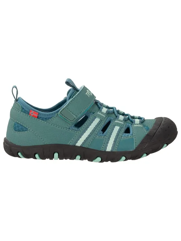 Trollkids Halbsandalen "Sandefjord" in Dunkelgrün>Kinder Sandalen·Halbsandalen