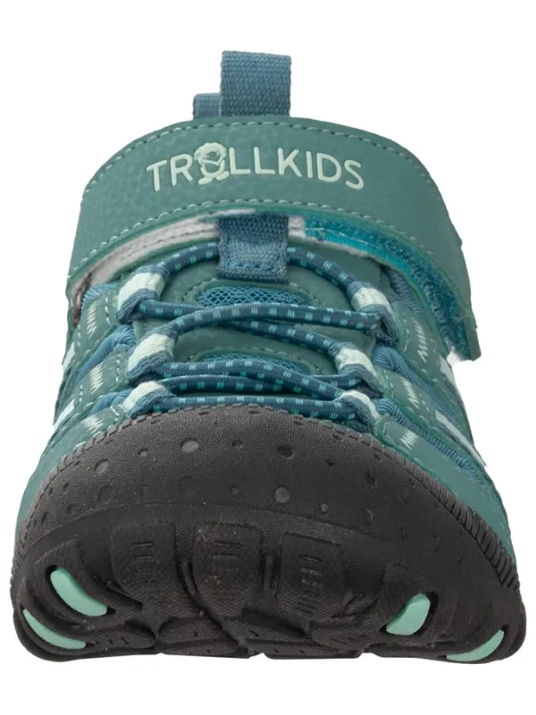 Trollkids Halbsandalen "Sandefjord" in Dunkelgrün>Kinder Sandalen·Halbsandalen