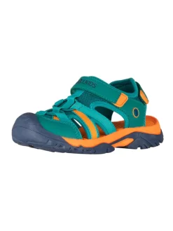 Trollkids Halbsandalen "Stavanger Sandal XT" in Blau/ Orange/ Grün Outlet