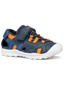 Geox Halbsandalen "Vaniett" in Dunkelblau/ Orange New