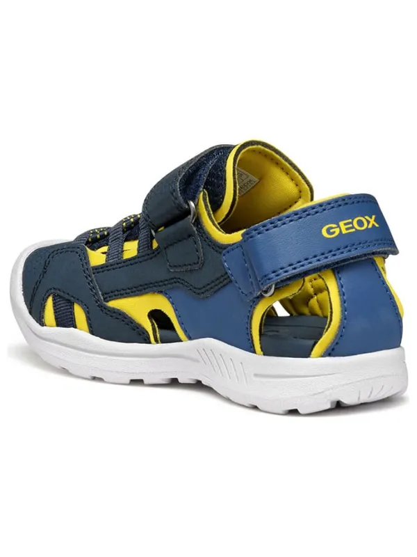 Geox Halbsandalen "Vaniett" in Dunkelblau/ Gelb Best