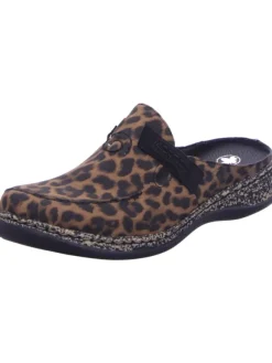 rieker Halbschuh in braun/schwarz>Damen Schnürschuhe