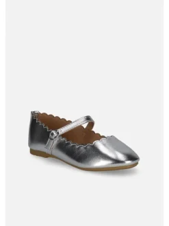 Coccodrillo Halbschuhe in silbern>Kinder Ballerinas