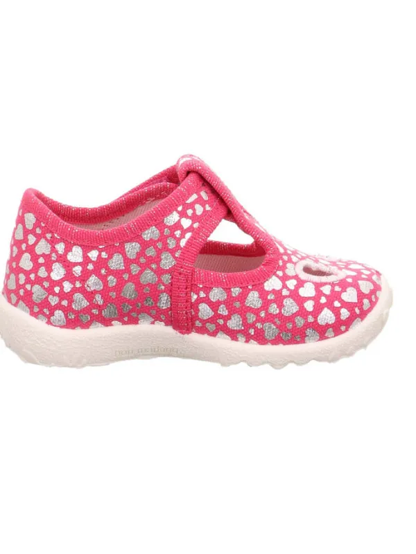 superfit Hausschuh Lauflernschuh in rosa> Hausschuhe